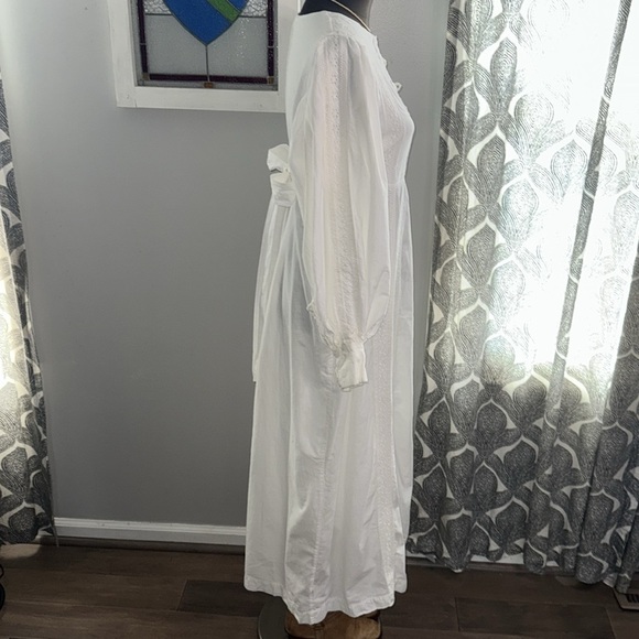 Sing & Smile Vintage 100% Cotton Maxi Dress SZ Medium - Picture 11 of 15